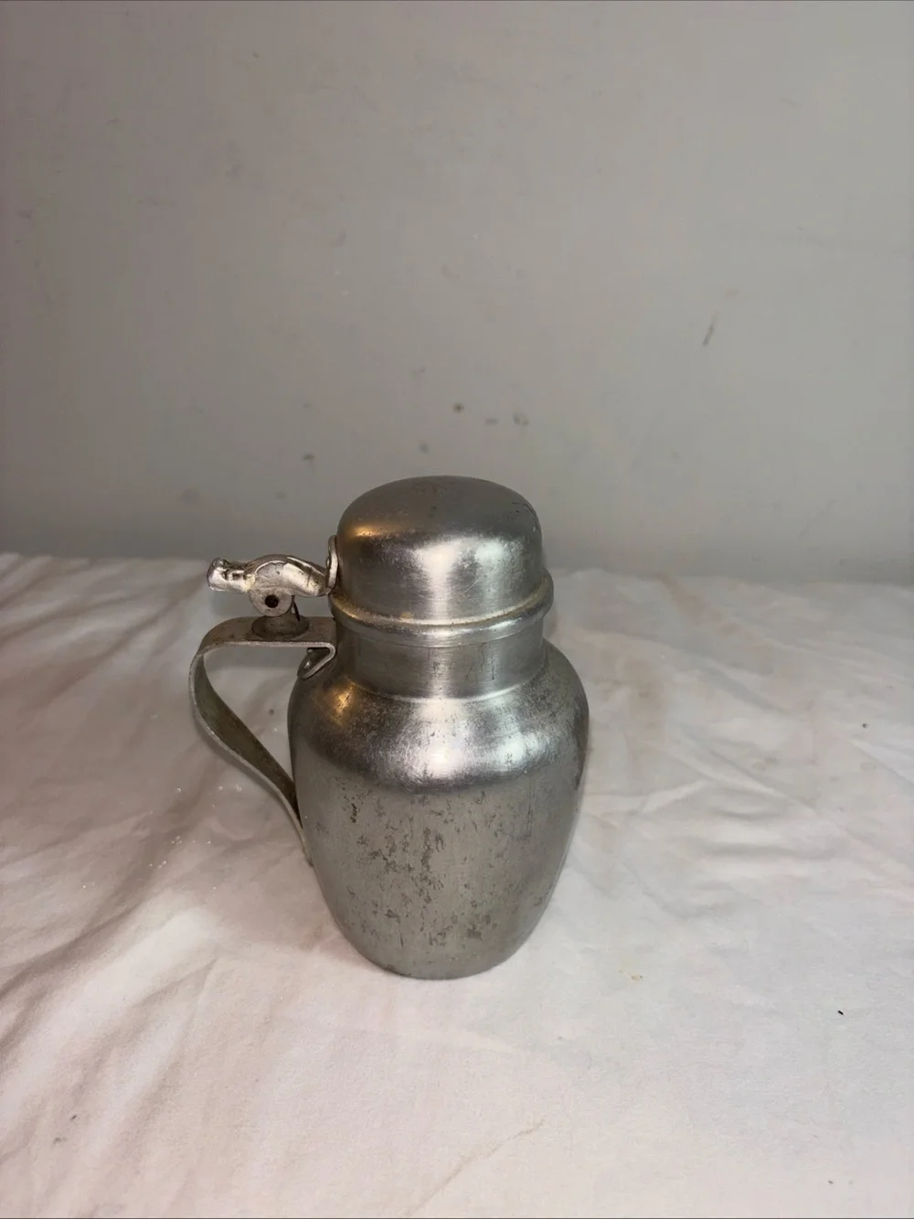 Vintage Pewter Cocktail Shaker - Silver Finish